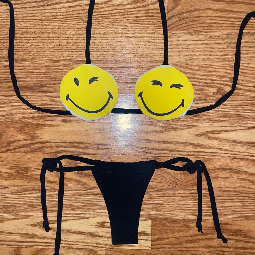 Emoji Handmade Bikini Set Swimsuit Swimwear Bathing suit